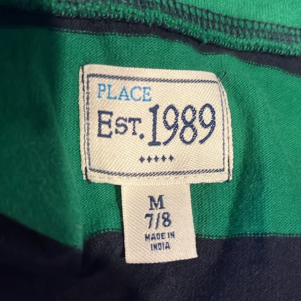 EUC bundle of 2 The Children’s Place quarter zip long sleeve shirts, sz 7/8
